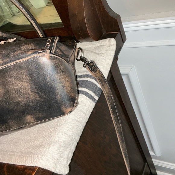 Bed Stu Rockababy Satchel Shoulder Crossbody Black Hand Wash MSRP $295 - Picture 8 of 12